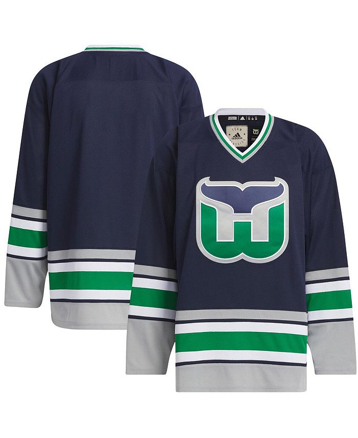 NHL Sports Hartford Whalers Blue Zip Up Kids Sweatshirt NEW
