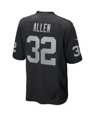 Men's Marcus Allen Black Las Vegas Raiders Game Retired Player Jersey