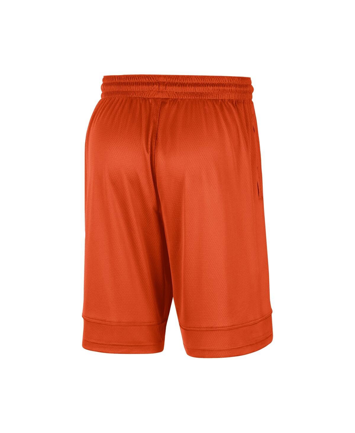 Shop Nike Men's  Orange Clemson Tigers Fast Break Team Performance Shorts