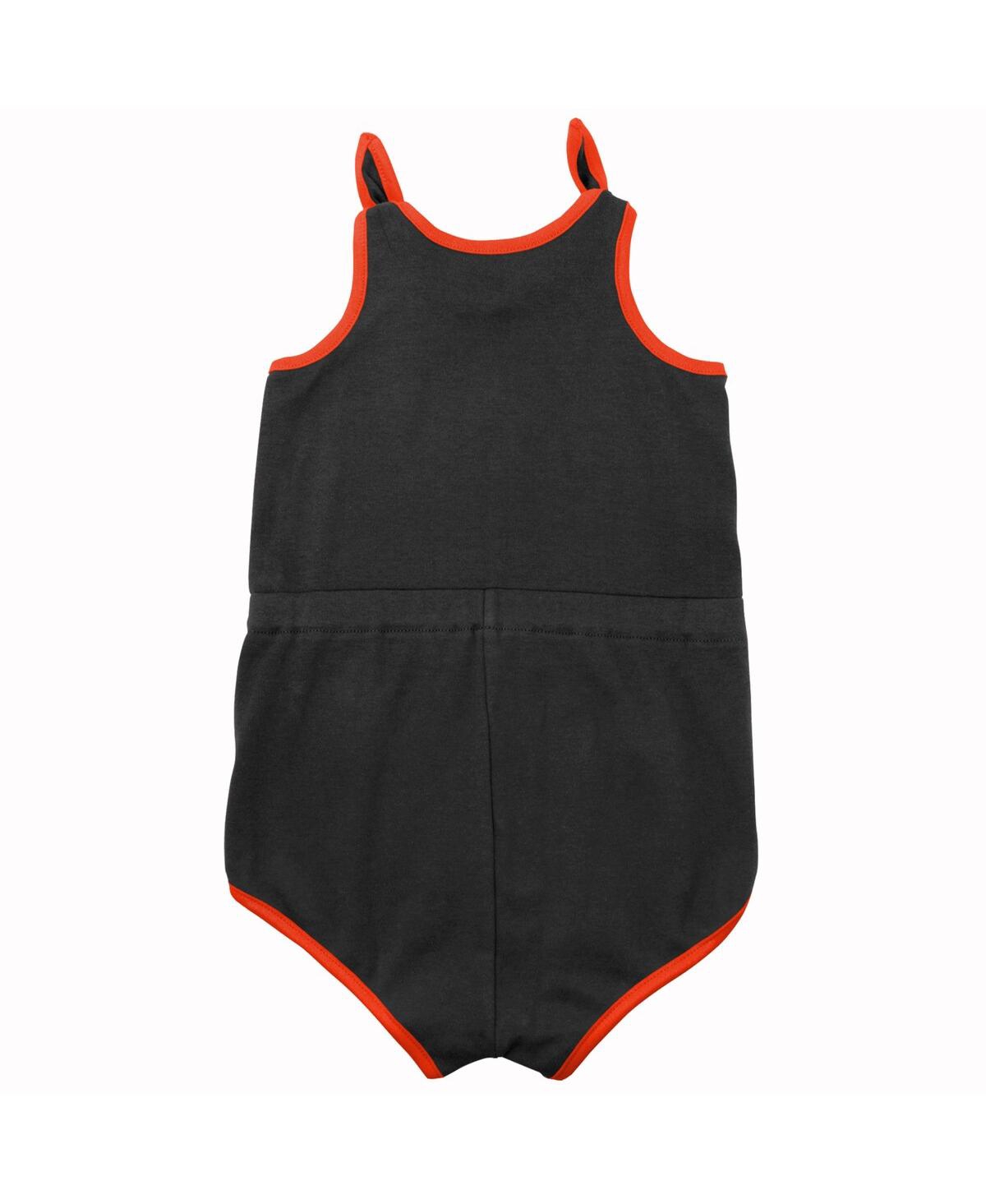 Shop Outerstuff Toddler Boys And Girls Black San Francisco Giants Hit And Run Bodysuit