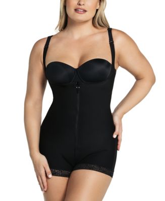 Madden NYC Junior Plus Size Corset Top with Foam Bra Cups 