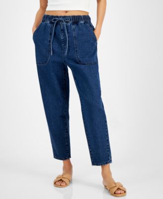 Tinseltown - Juniors' Pull-On Denim Ankle Pants