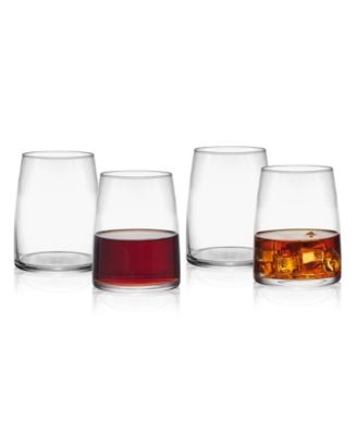 Cora Stemless Wine Glasses, Set of 4