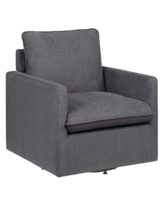Lilia 34.5" Cushion Back Swivel Chair