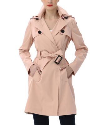 kimi + kai Women's Angie Water Resistant Hooded Trench Coat - Macy's
