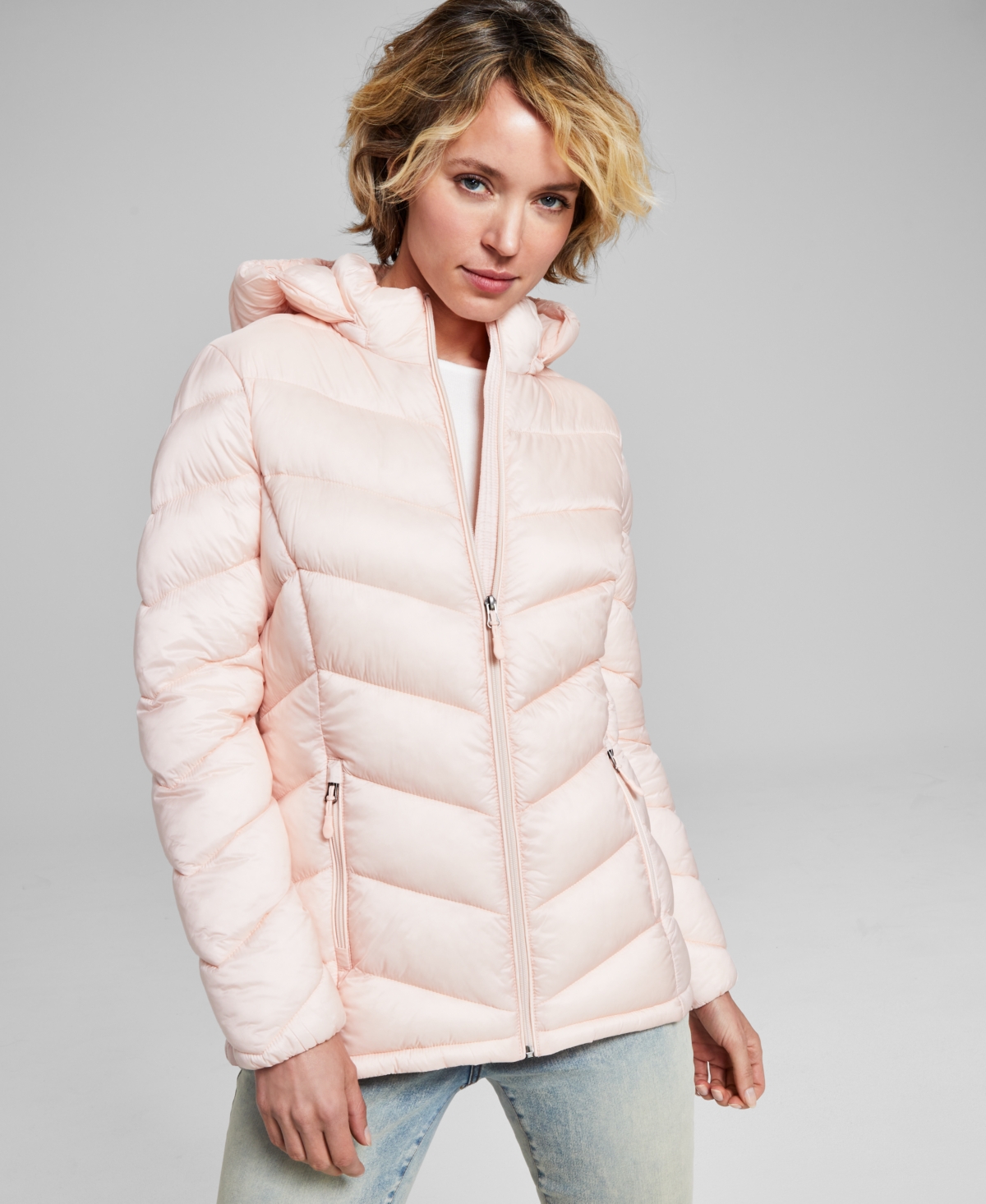 CHARTER CLUB WOMEN'S PACKABLE HOODED PUFFER COAT, CREATED FOR MACY'S 