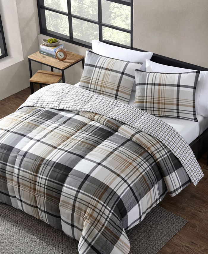 Eddie Bauer Normandy Plaid Comforter Set, Full/Queen Macy's