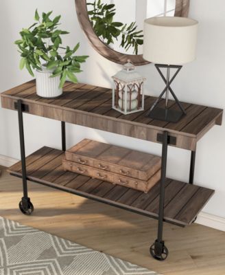 Luther 30" Steel Rectangle Sofa Table