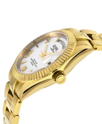 Men's West Village Swiss Automatic Gold-Tone Stainless Steel Watch 40mm