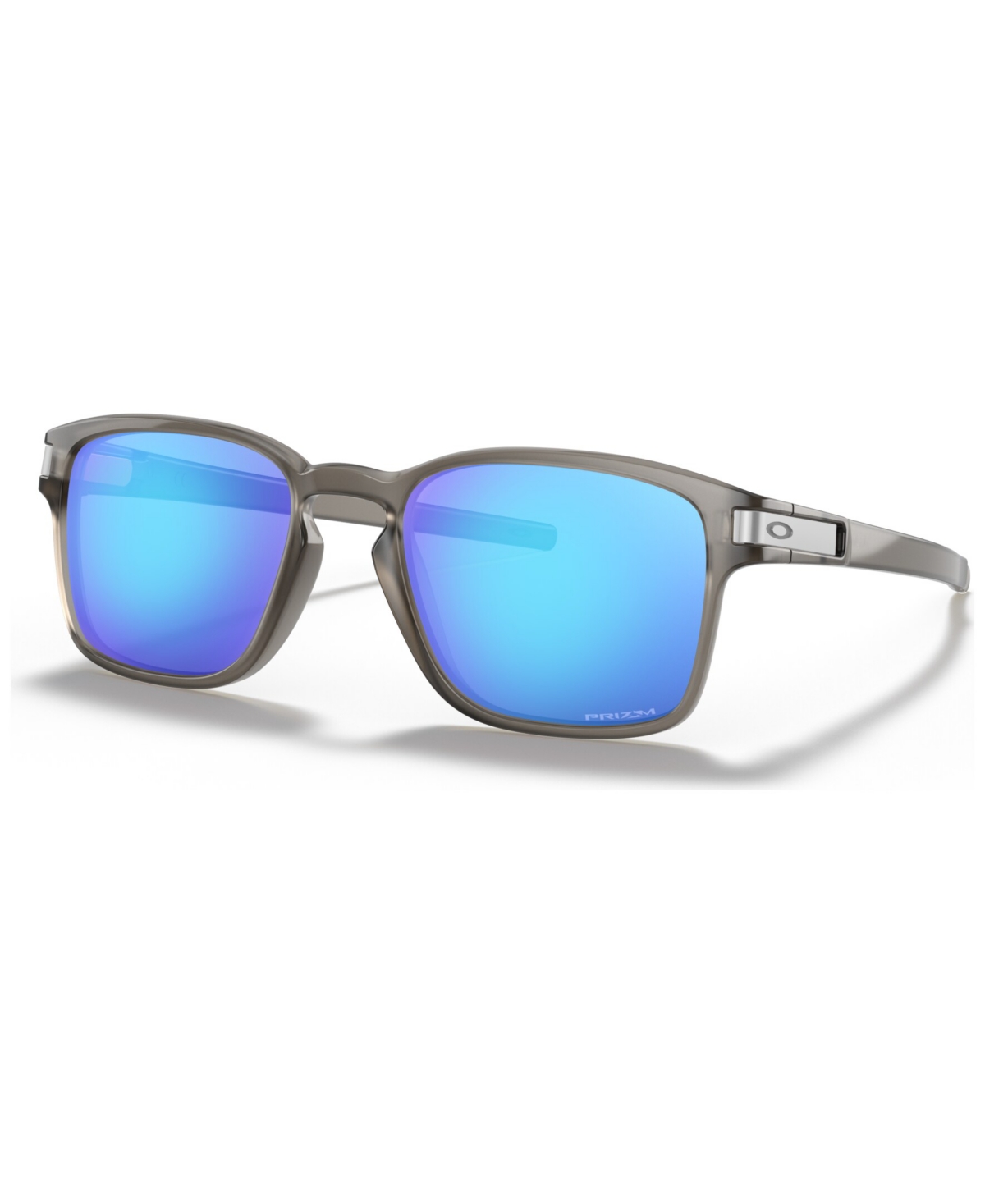 Oakley Men's Low Bridge Fit Sunglasses, Oo9354 Latch Square 55 In Gray