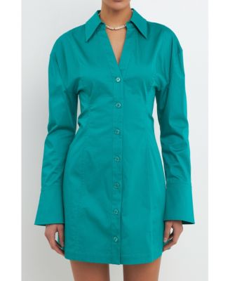 Women's Cotton Shirt Dress