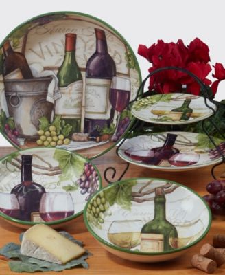 Meadow Brook Vineyard Serving/Pasta Bowl 13"