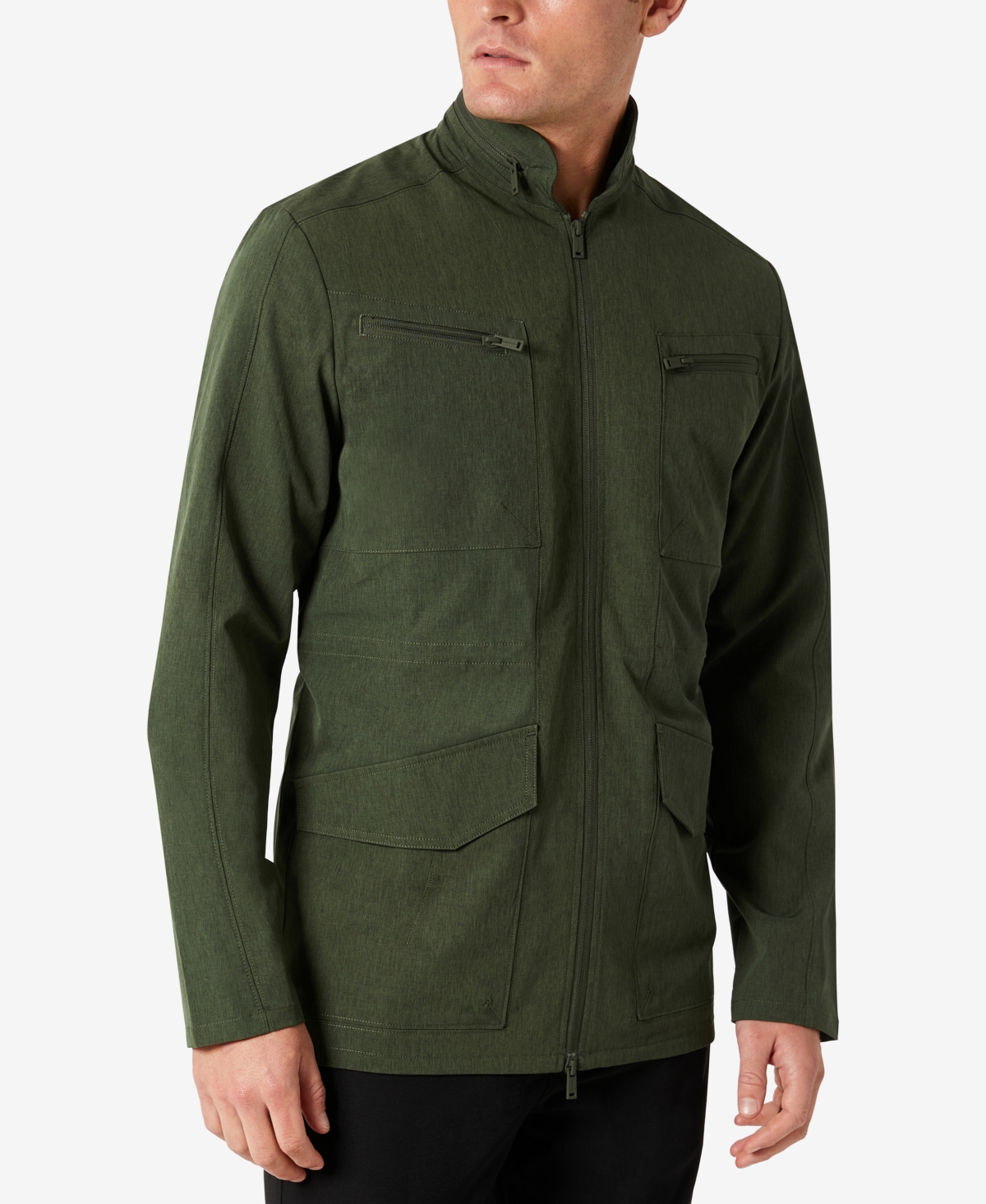 Kenneth Cole Men's Active Field Jacket In Olive Heather