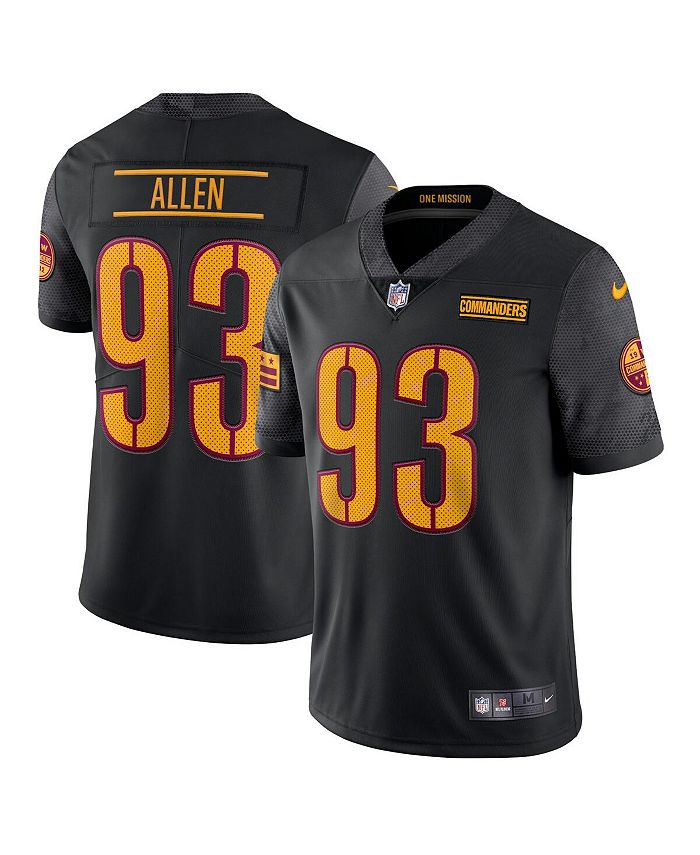 Nike Men's Jonathan Allen Black Washington Commanders Alternate Vapor  Limited Jersey - Macy's