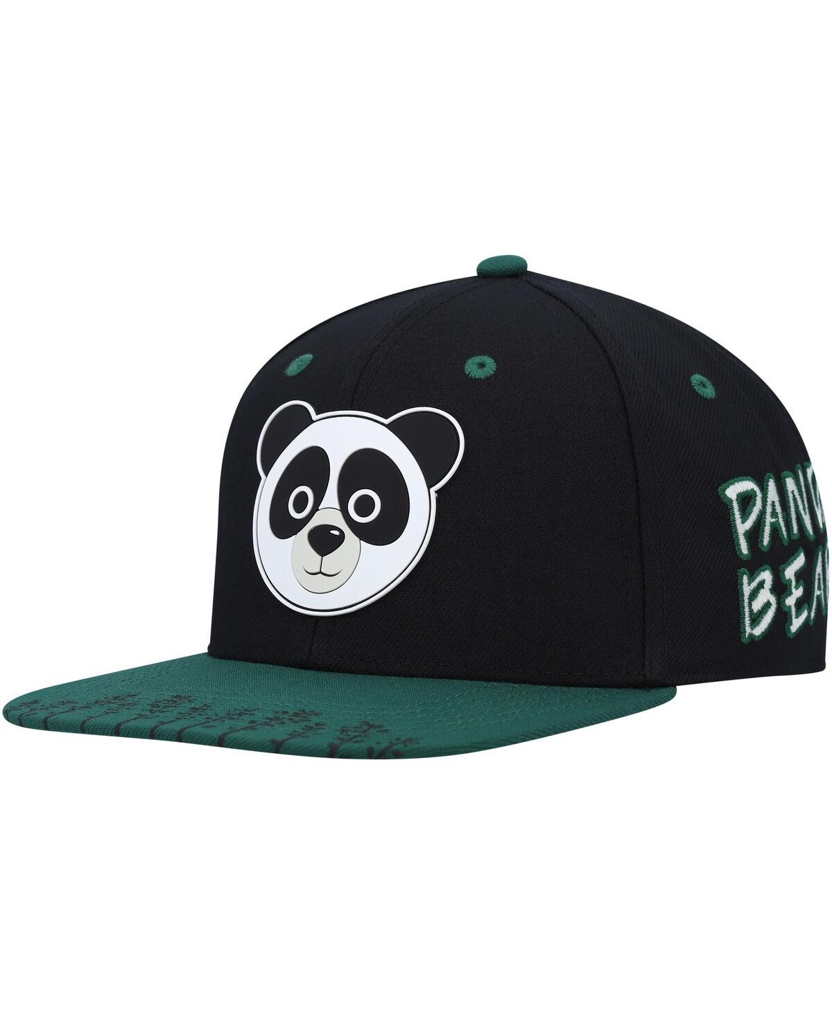 Shop Explore Big Boys  Black  Panda Snapback Hat