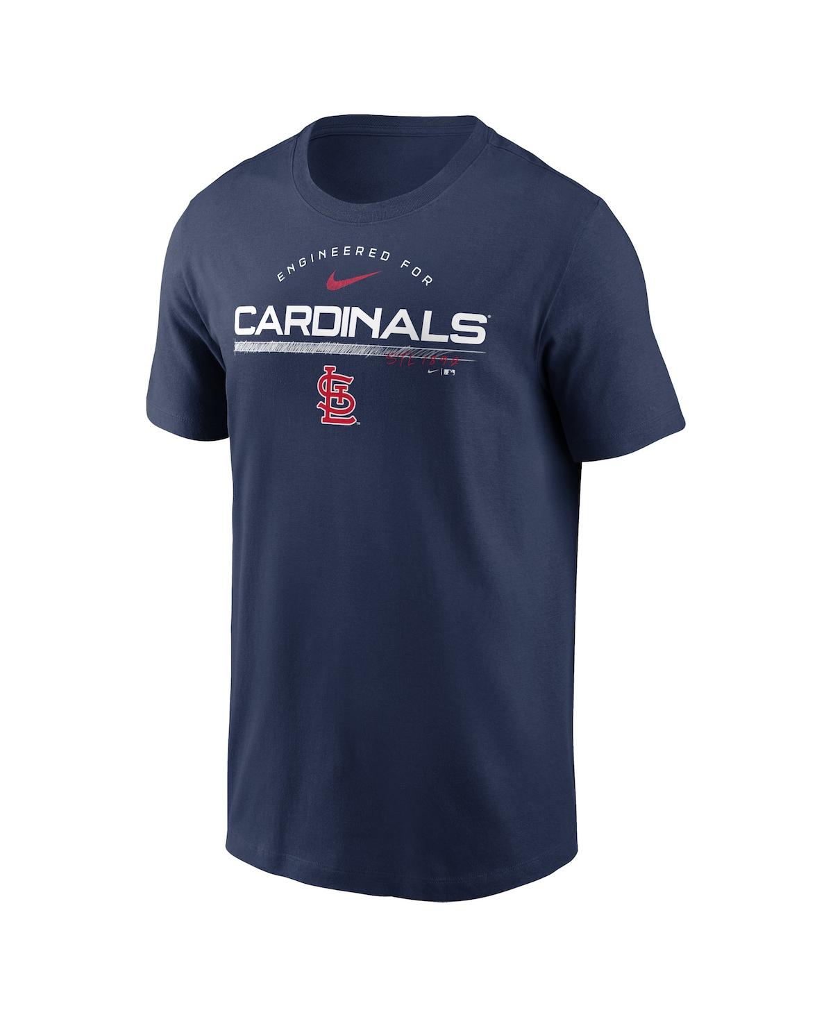 Nike Men's  Navy St. Louis Cardinals Team Engineered Performance T-shirt In Navy