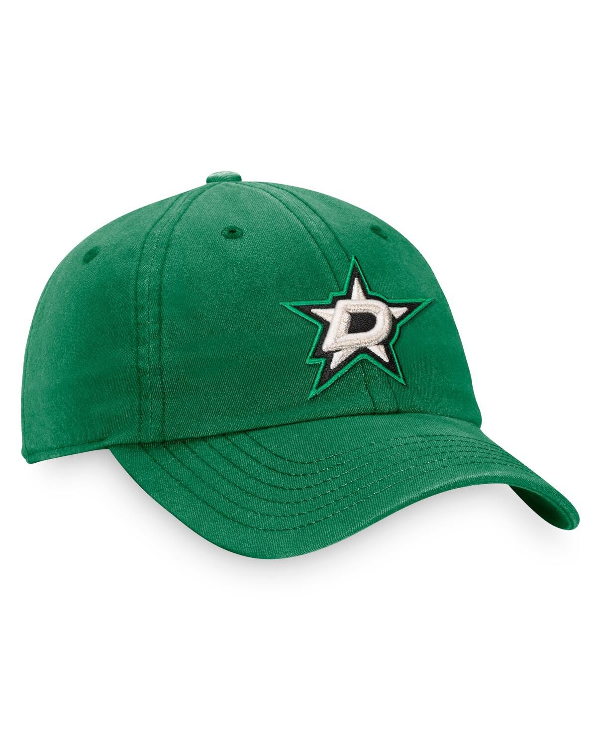 Fanatics Men's  Kelly Green Dallas Stars Core Primary Logo Adjustable Hat In Green