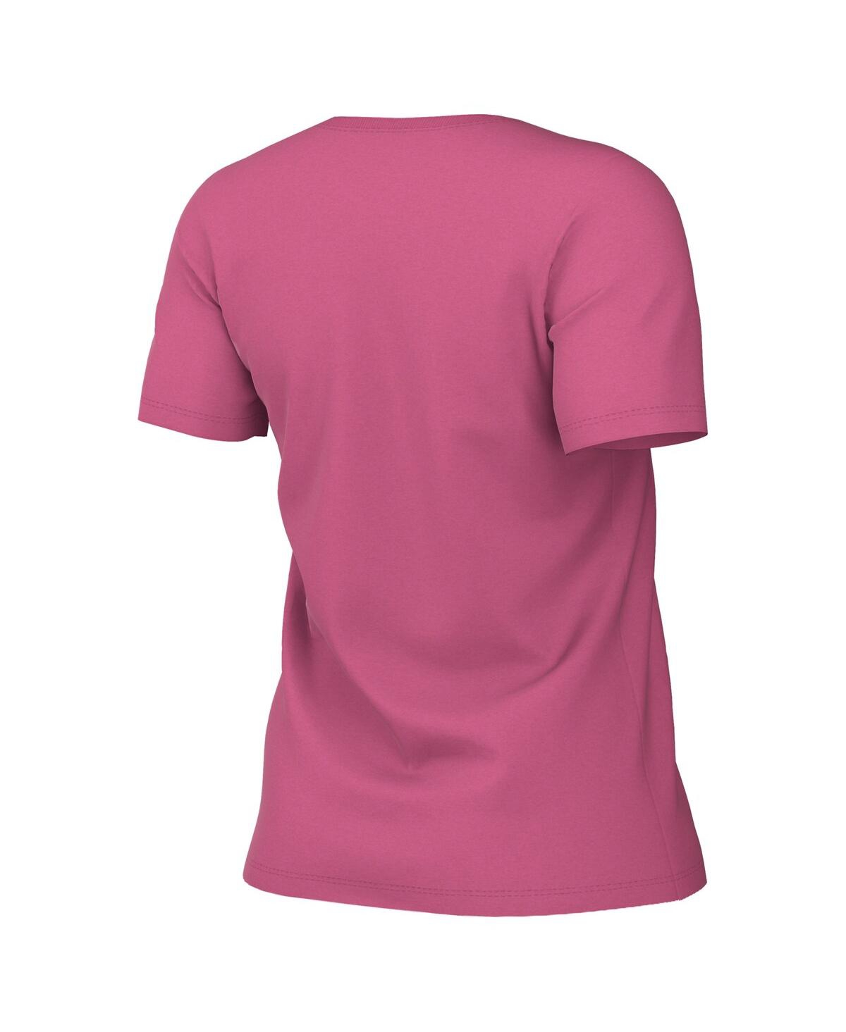 Shop Nike Women's  Pink Washington Wizards 2022/23 City Edition Essential V-neck T-shirt