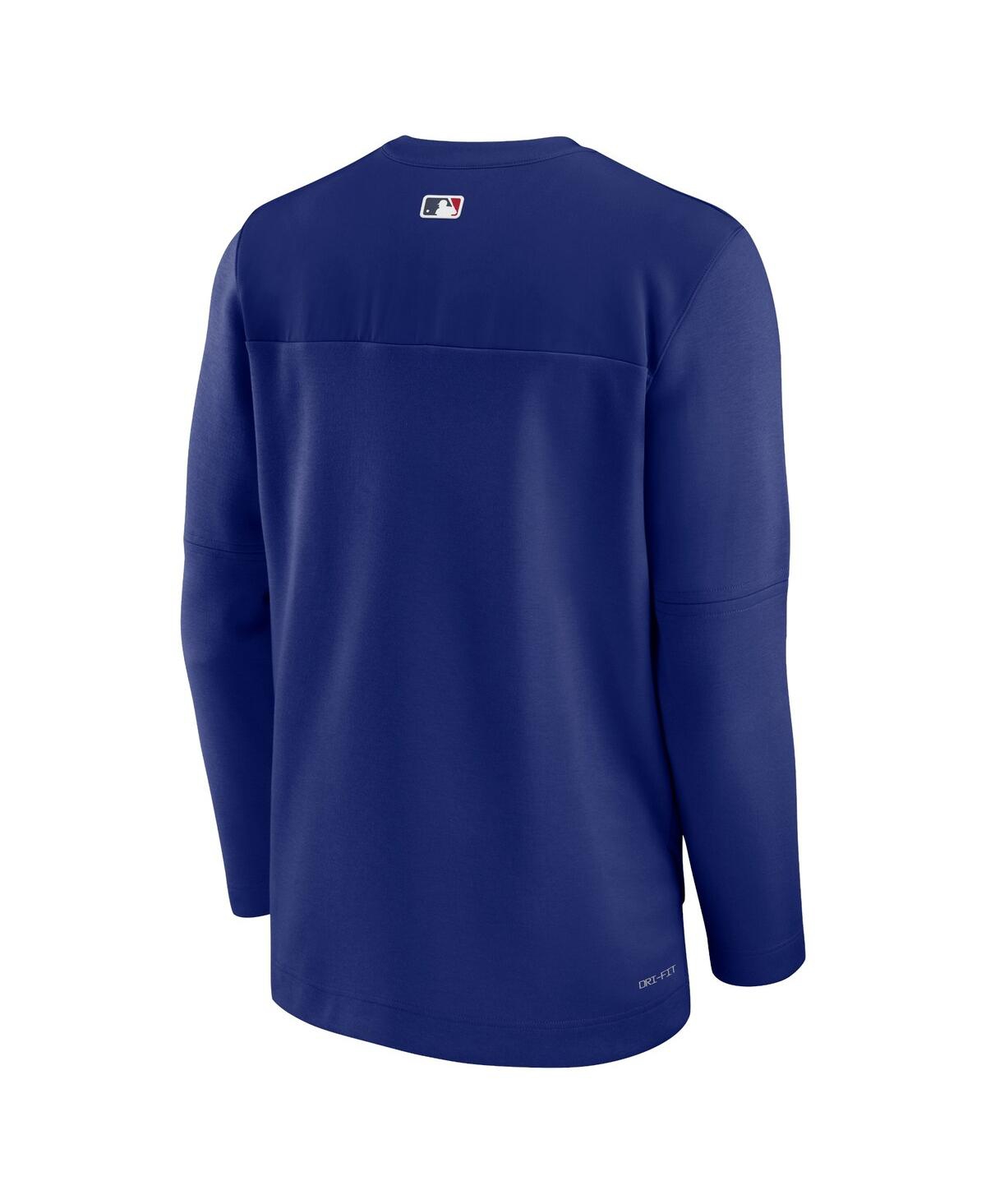 Men's NikeTexas Rangers Authentic Collection Game Time Performance Half-Zip Top - Royal