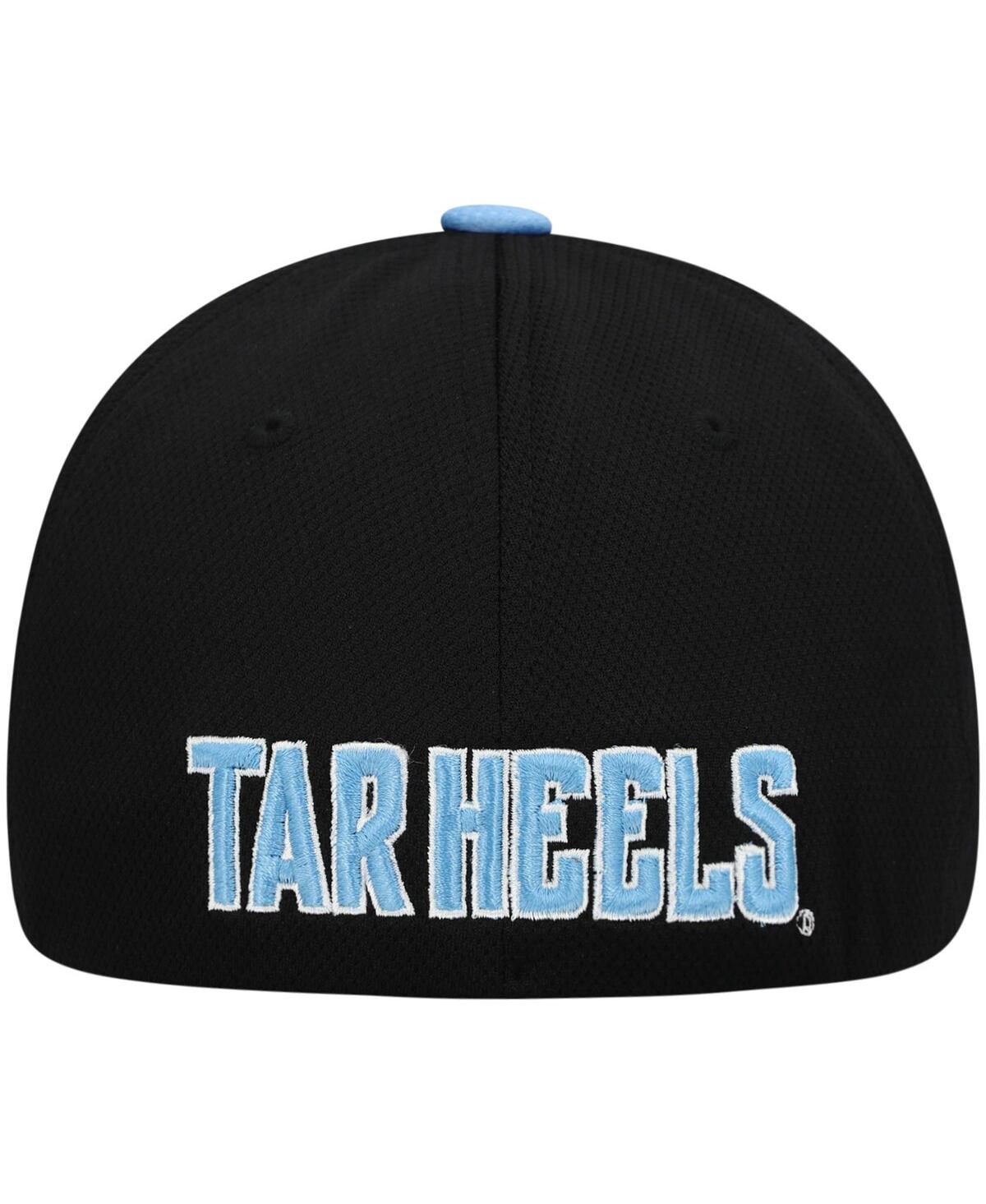 Men's Top of the World Carolina Blue North Carolina Tar Heels Two-Tone Reflex Hybrid Tech Flex Hat - Carolina Blue