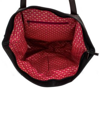 Anna XL Faux Leather Tote Weekender Travel Bag