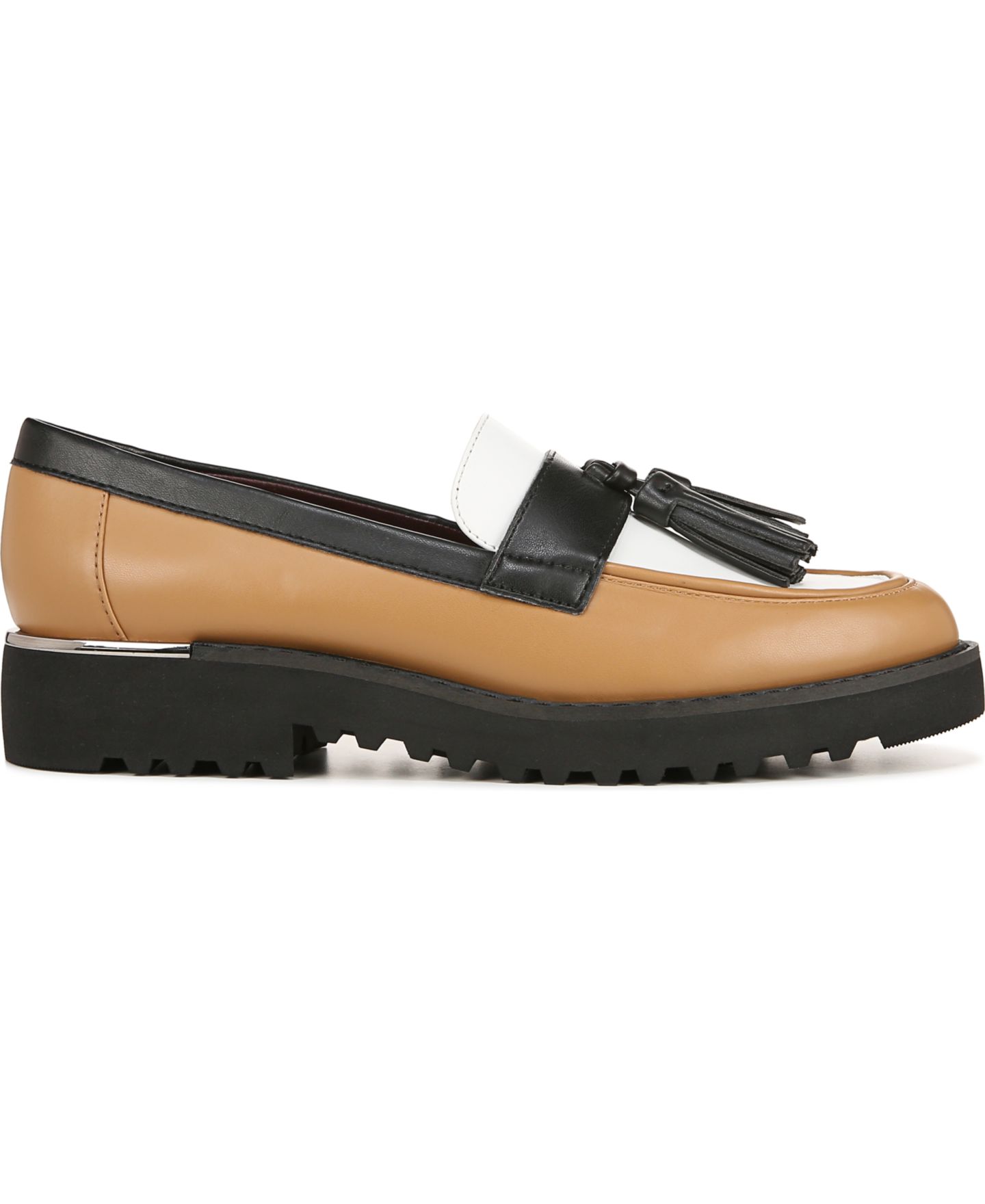Женские туфли Franco Sarto Carolynn Lug Sole Tassel, цвет: Верблюжий коричневый / Чёрная искусственная кожа — фото 2