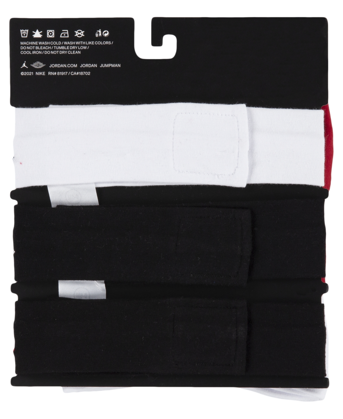 Jordan Baby Girls Stretch Headbands, Pack of 3