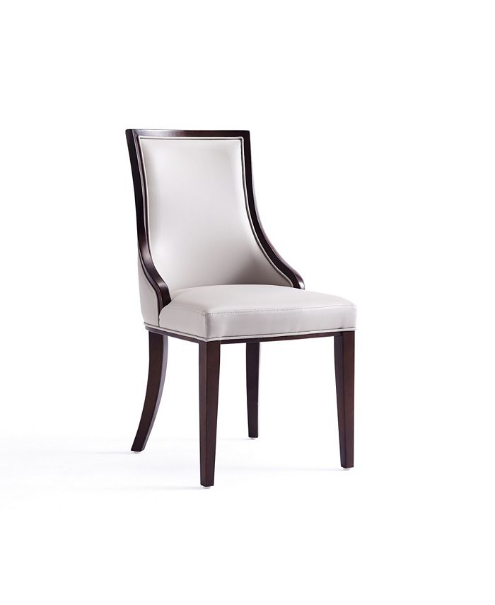 Manhattan Comfort Grand 4Piece Beech Wood Upholstered Dining Chair Set