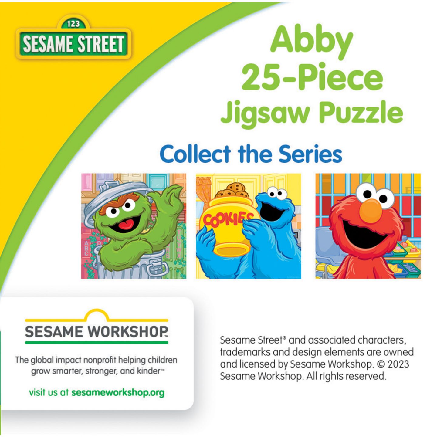 Детская игрушка MasterPieces Puzzles MasterPieces Sesame Street - Abby 25 Piece Jigsaw Puzzle for Kids — фото 3