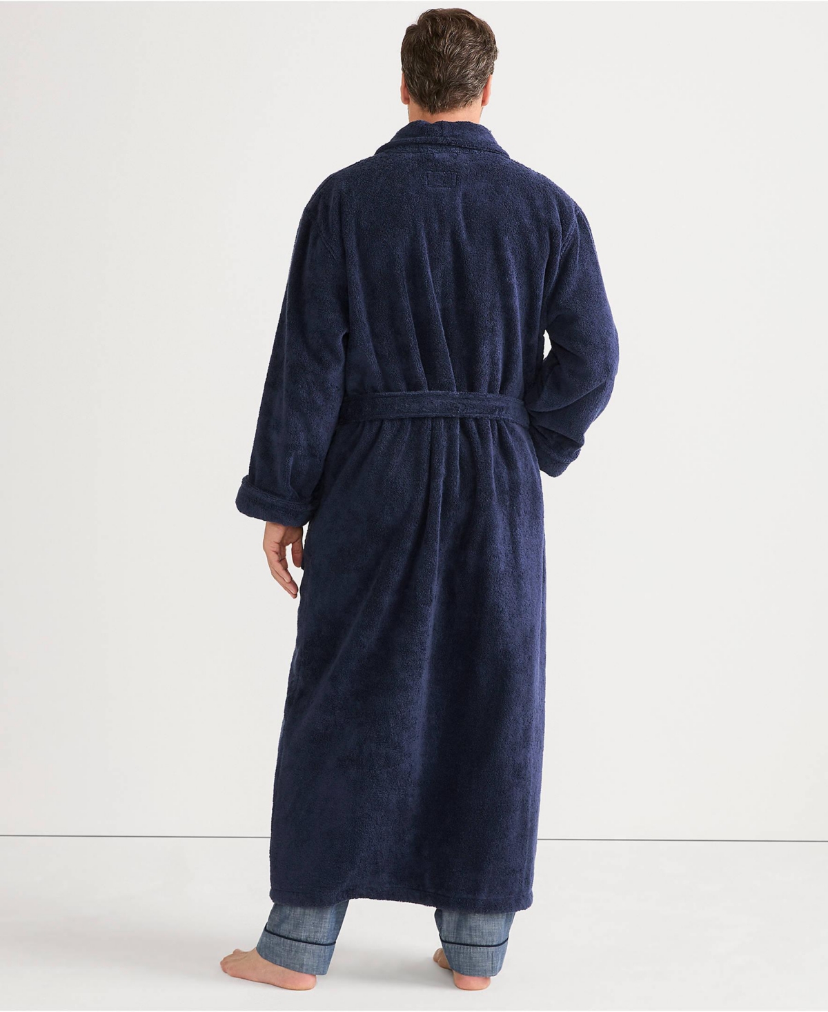 Lands' End Men's Full Length Turkish Terry Robe