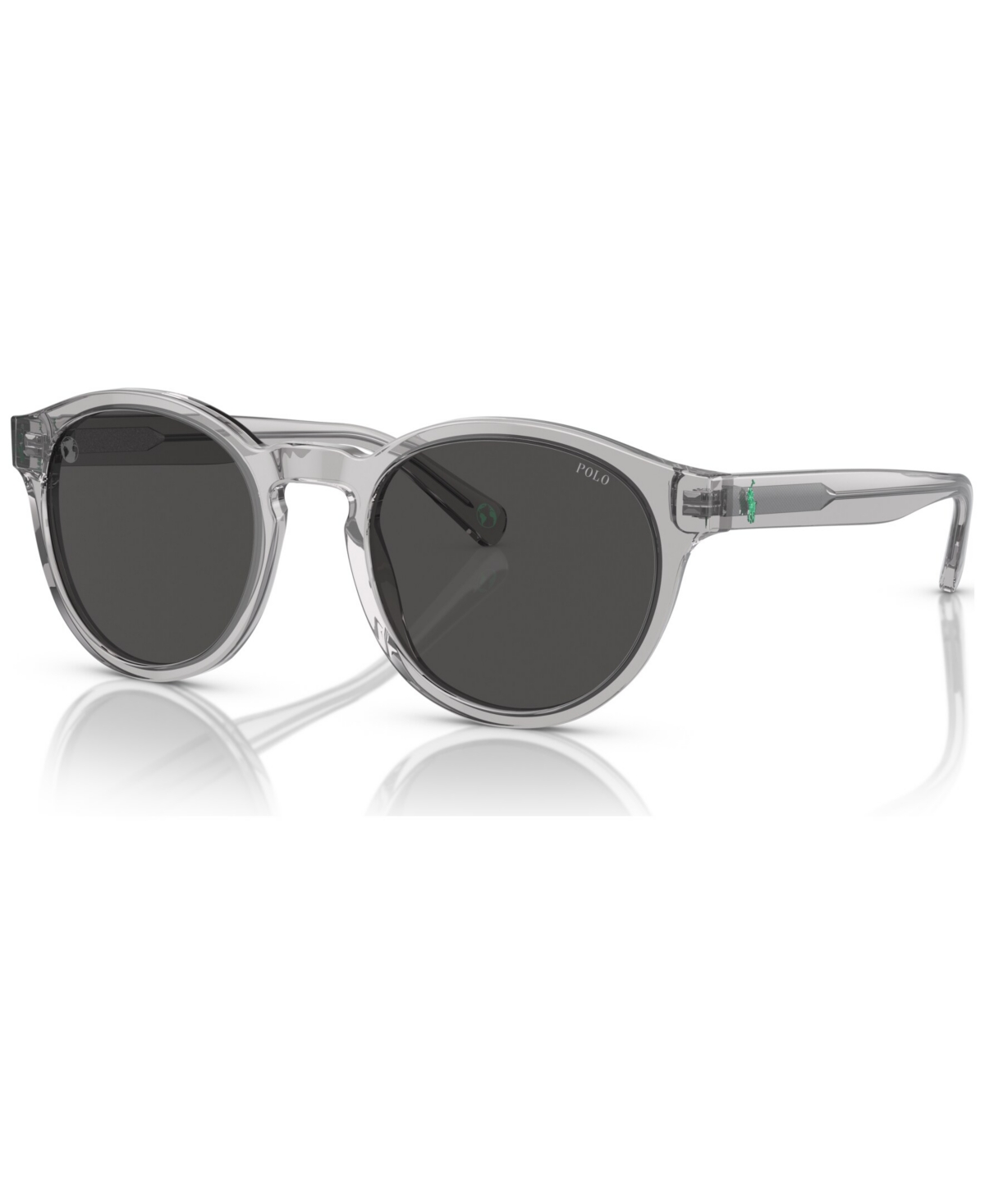 Polo Ralph Lauren Men's Sunglasses, Ph4192 In Shiny Transparent Gray