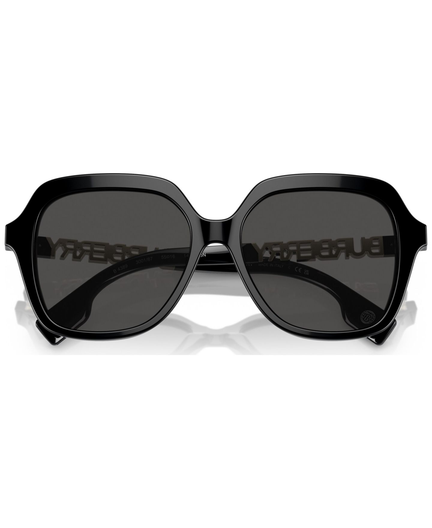Женские солнцезащитные очки Burberry Joni Sunglasses, BE438955, цвет: Чёрный — фото 5