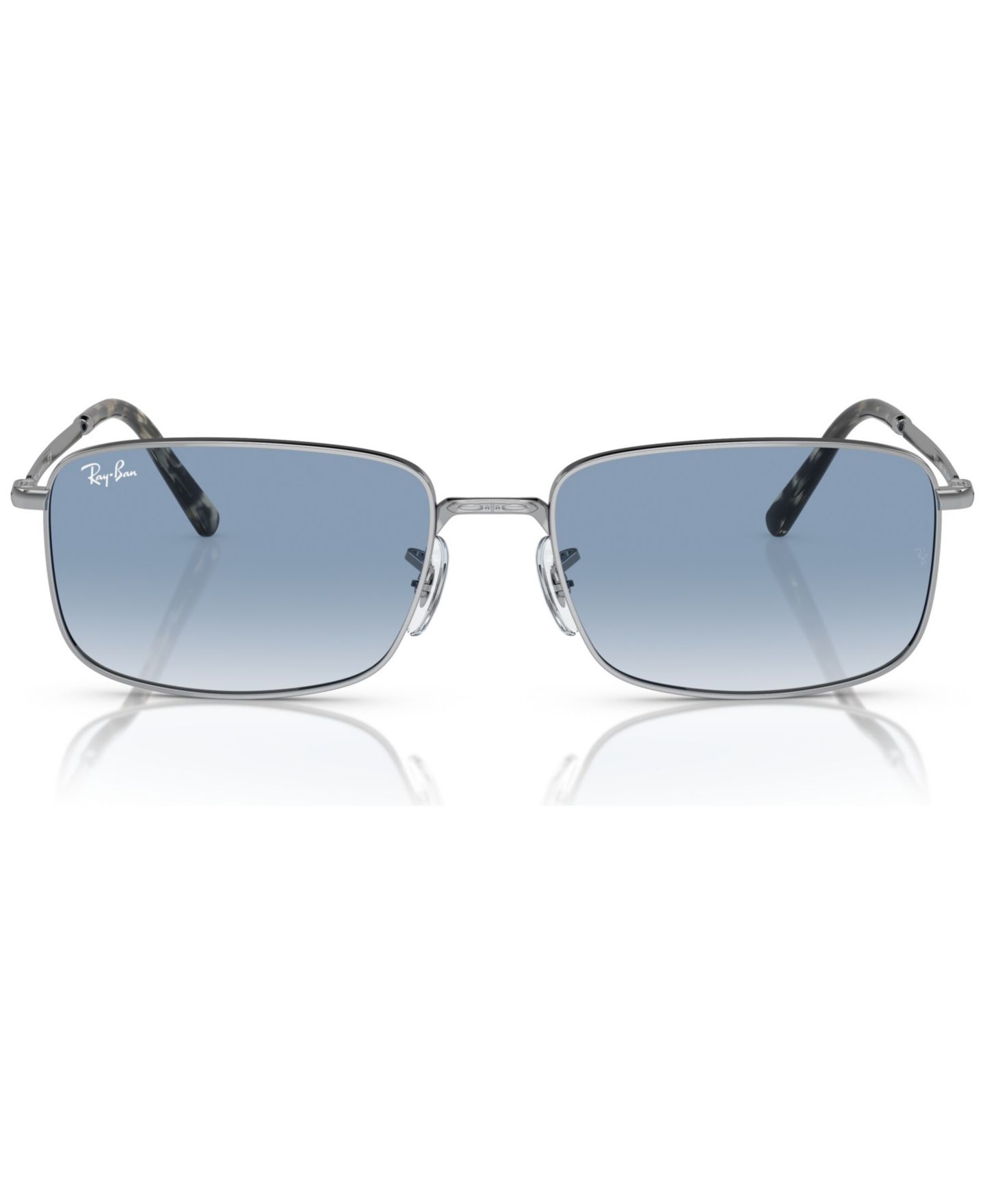 Солнцезащитные очки Ray-Ban Unisex Sunglasses, RB3717, цвет: Серебряный — фото 3