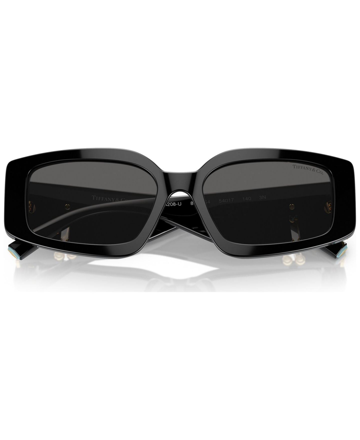 Женские солнцезащитные очки Tiffany & Co. Sunglasses, Steve Mcqueen, цвет: Чёрный — фото 5