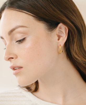 14K Gold-Plated Vermeil Chandler Hoops