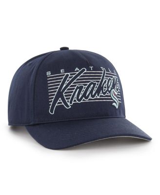 Men's Deep Sea Blue Seattle Kraken Marquee Hitch Snapback Hat