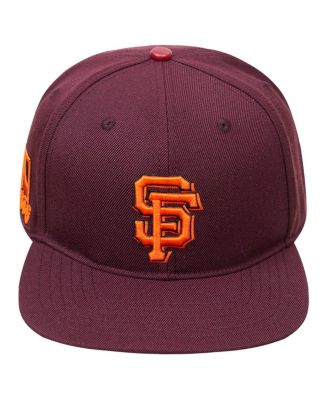 Men's Burgundy San Francisco Giants Wine Snapback Hat