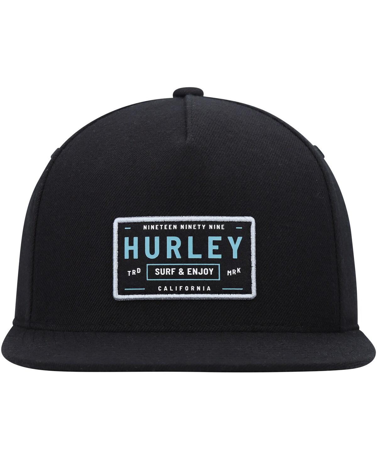 Men's HurleyBixby Snapback Hat - Black