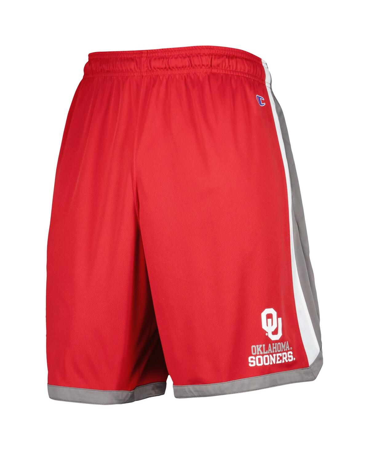 CHAMPION MEN'S CHAMPION CRIMSON OKLAHOMA SOONERS BASKETBALL SHORTS 