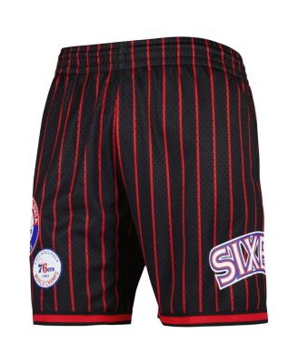 Men's Black Philadelphia 76ers City Collection Heritage Mesh Shorts