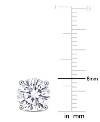 Lab-Created Moissanite Stud Earrings (4 ct. t.w.) in 14k White Gold