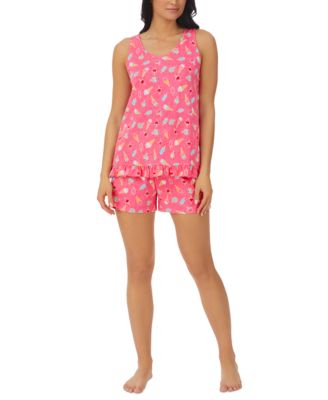 Cuddl Duds - Women's 2-Pc. Printed Boxer Pajamas Set