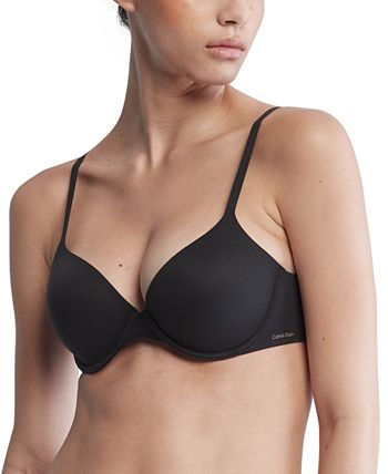 Calvin Klein Underwear Bra - Perfectly Fit with Lace Modern T-Shirt #F3916