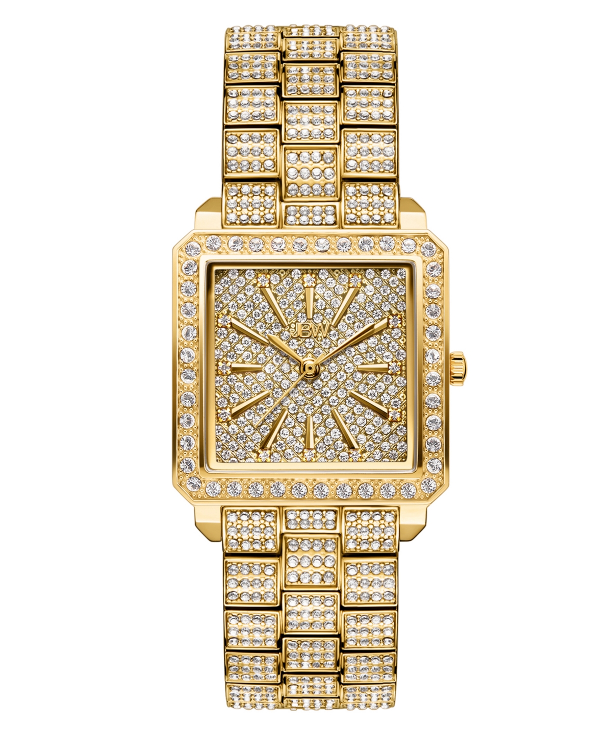 Jbw Women's Cristal 18k Gold-plated Stainless Steel Watch, 28mm