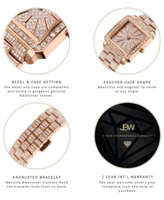 Women's Cristal 18k Rose Gold-plated Stainless Steel Watch, 28mm