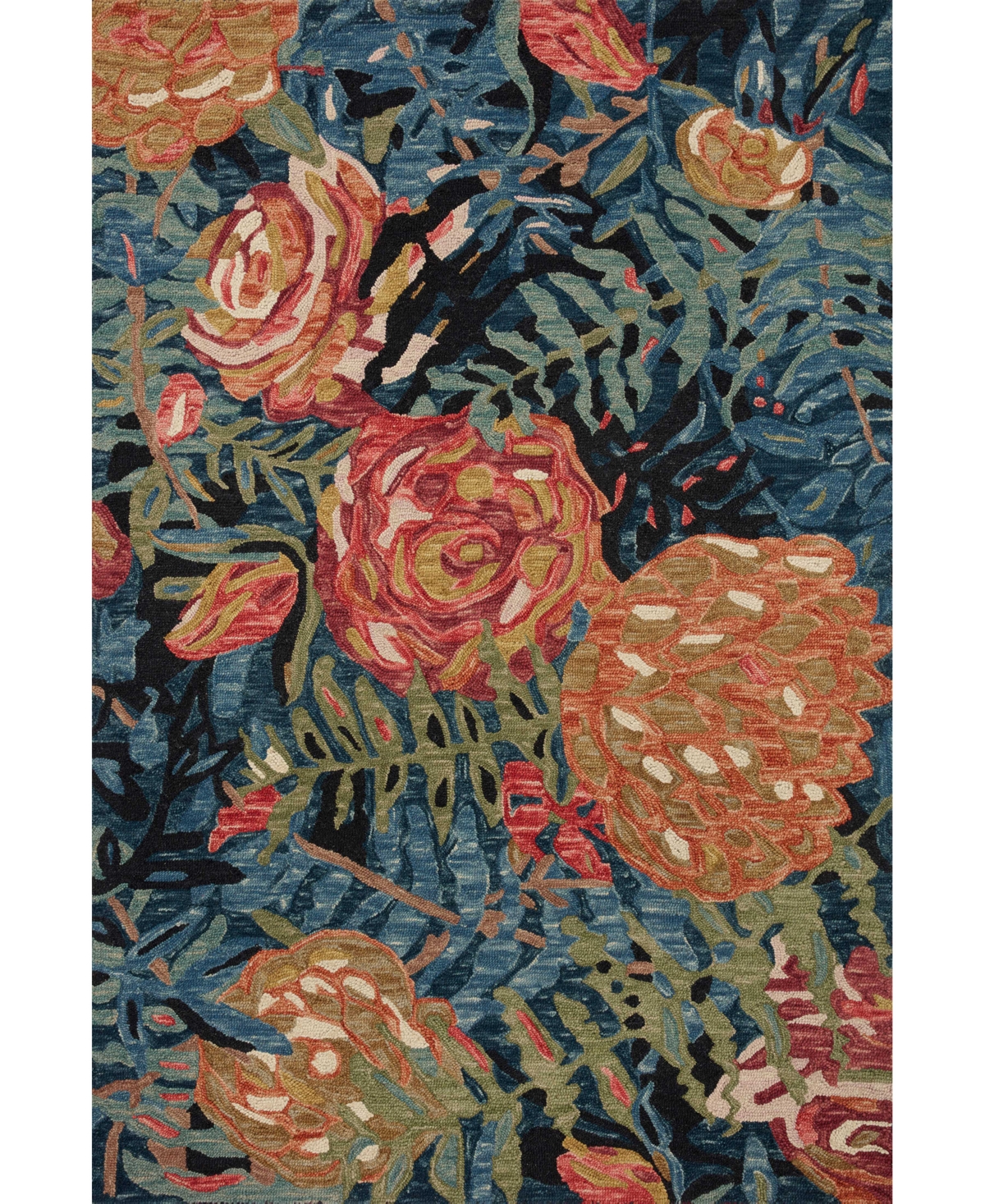 Spring Valley Home Belladonna Blm-02 2'3" X 3'9" Area Rug In Black