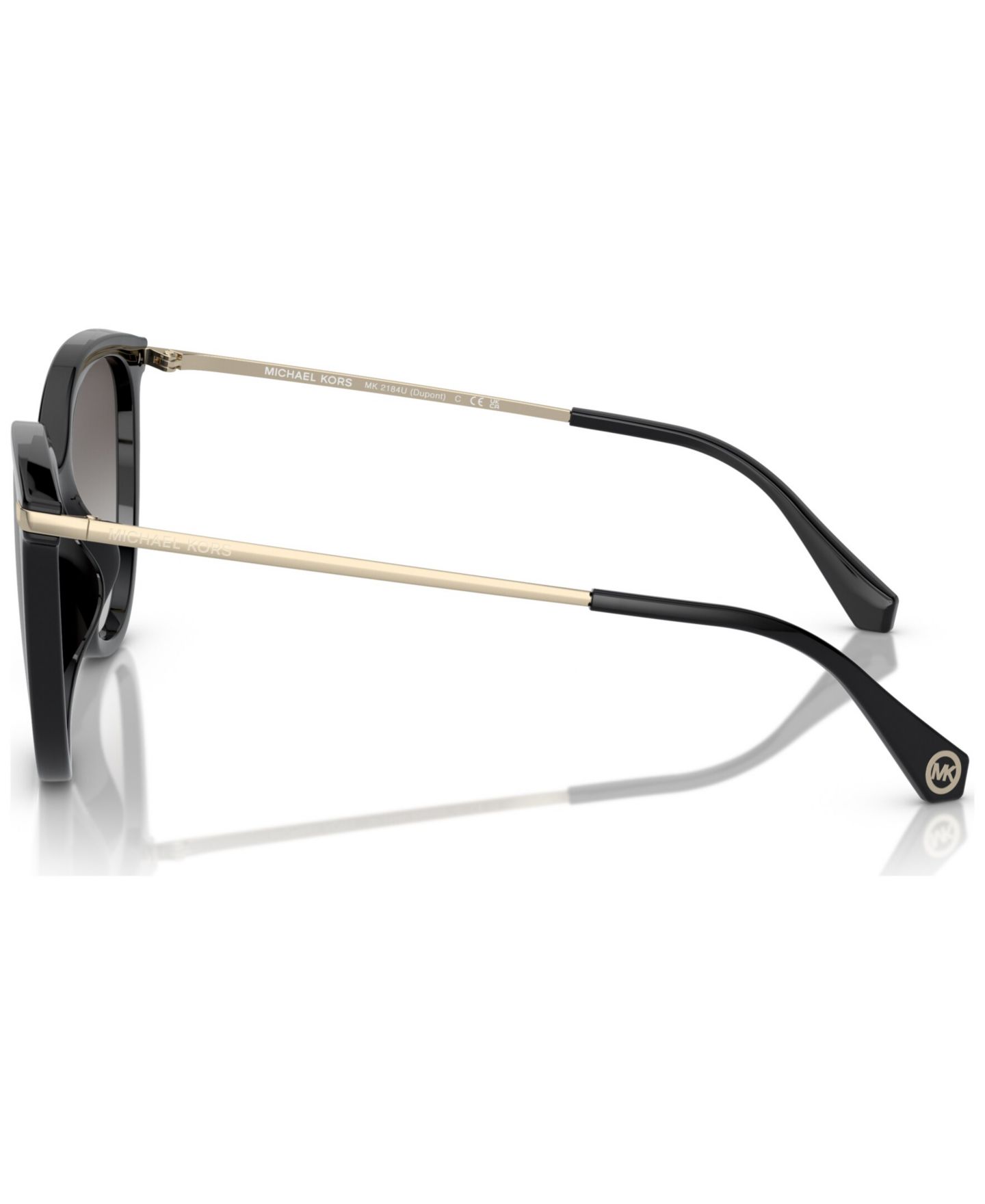Женские солнцезащитные очки Michael Kors Sunglasses, MK2184U, цвет: Чёрный — фото 4