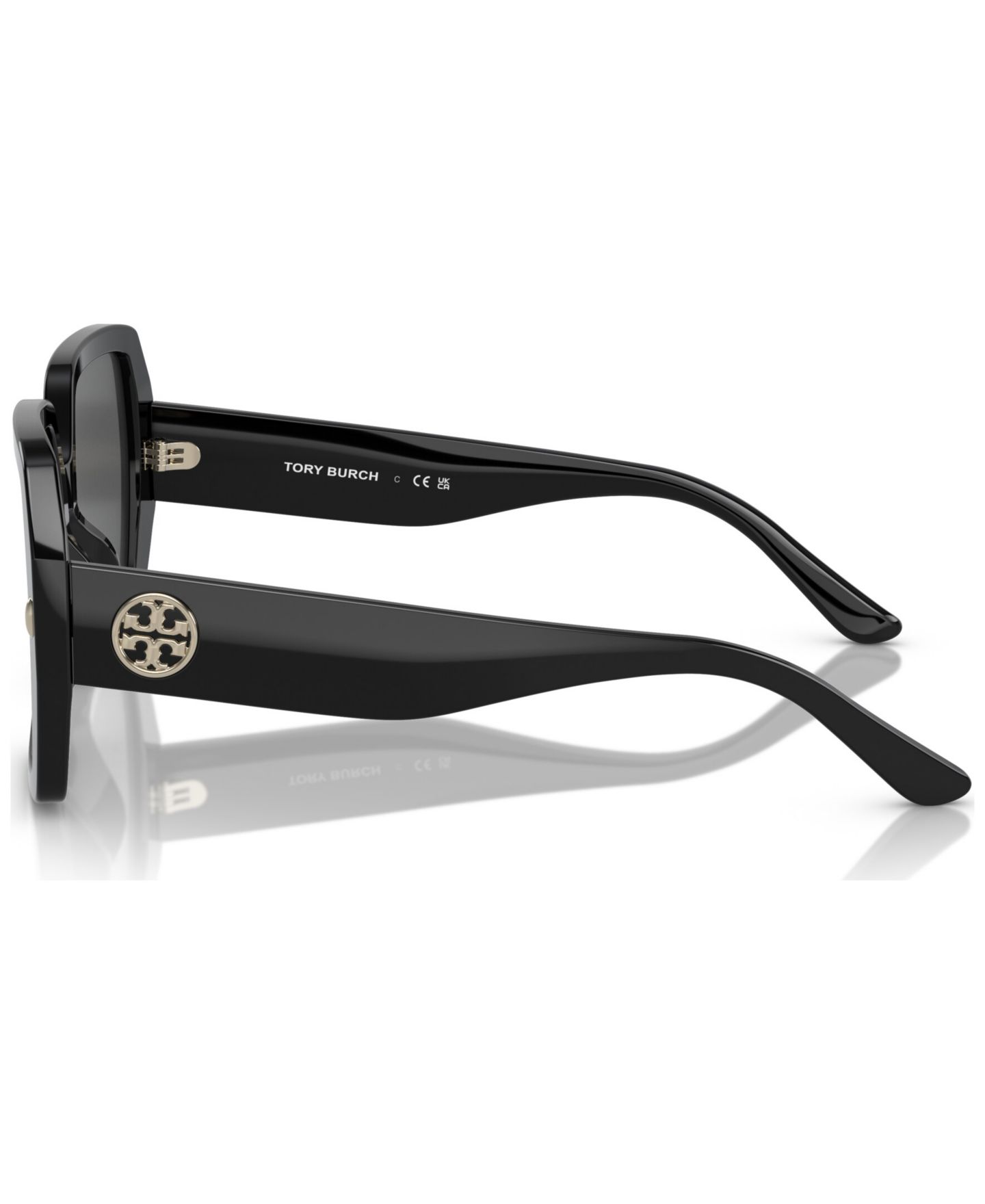Женские солнцезащитные очки Tory Burch Sunglasses, TY7191U, цвет: Чёрный — фото 4