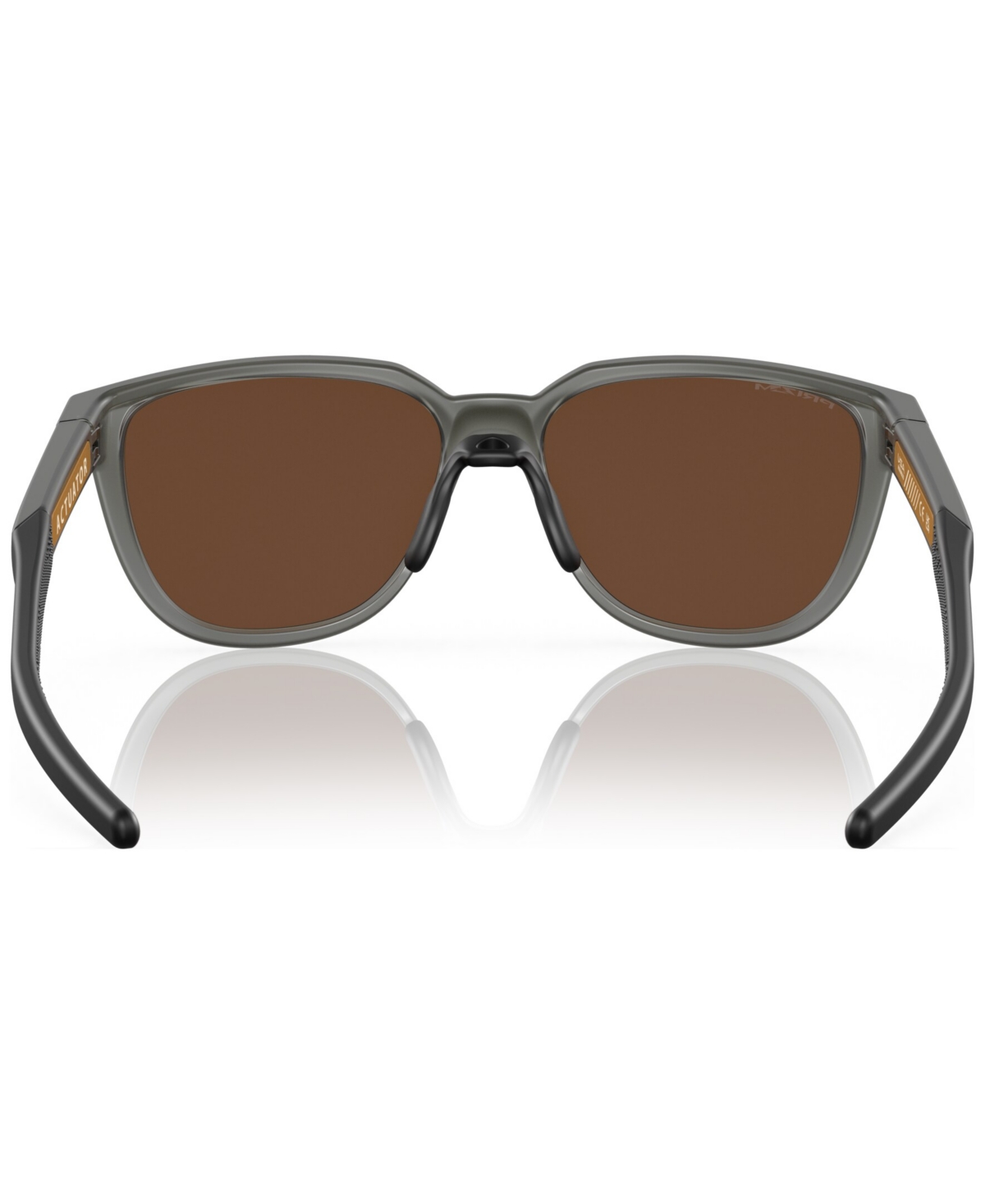 Shop Oakley Men's Low Bridge Fit Sunglasses, Actuator (low Bridge Fit) In Matte Gray Smoke