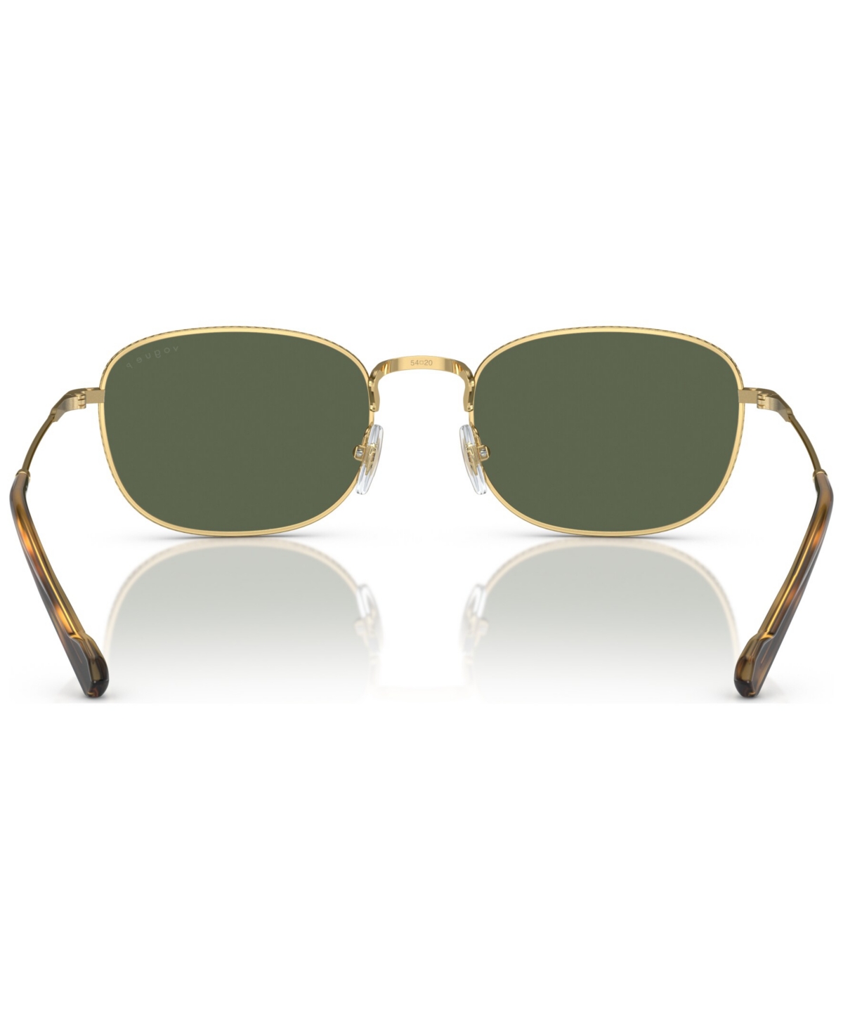 Shop Vogue Eyewear Men's Polarized Sunglasses, Vo4276s In Gold-tone